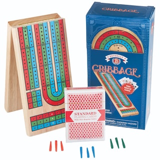Foto 1 | Juego De Mesa Cribbage Brybelly Traditional De Madera Con Tarjetas - Venta Internacional.
