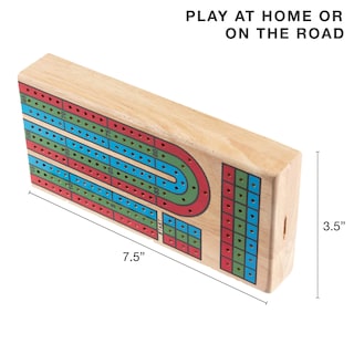 Foto 5 | Juego De Mesa Cribbage Brybelly Traditional De Madera Con Tarjetas - Venta Internacional.
