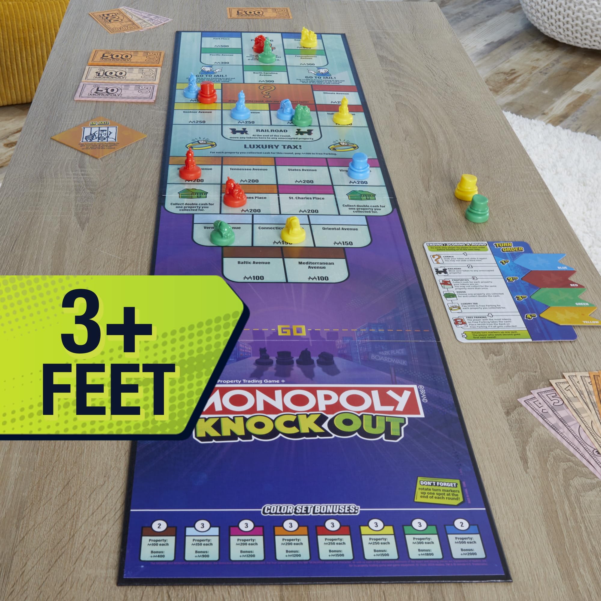 Foto 4 pulgar | Juego De Mesa Monopoly Knockout Family Party Para Niños Mayores De 8 Años - Venta Internacional.