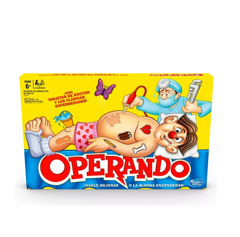 Foto 2 pulgar | Juego de Mesa Hasbro Gaming Operando +6 T