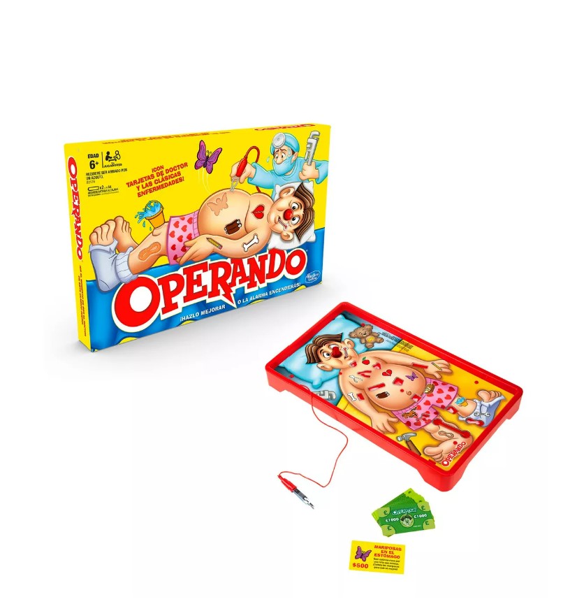 Foto 3 pulgar | Juego de Mesa Hasbro Gaming Operando +6 T