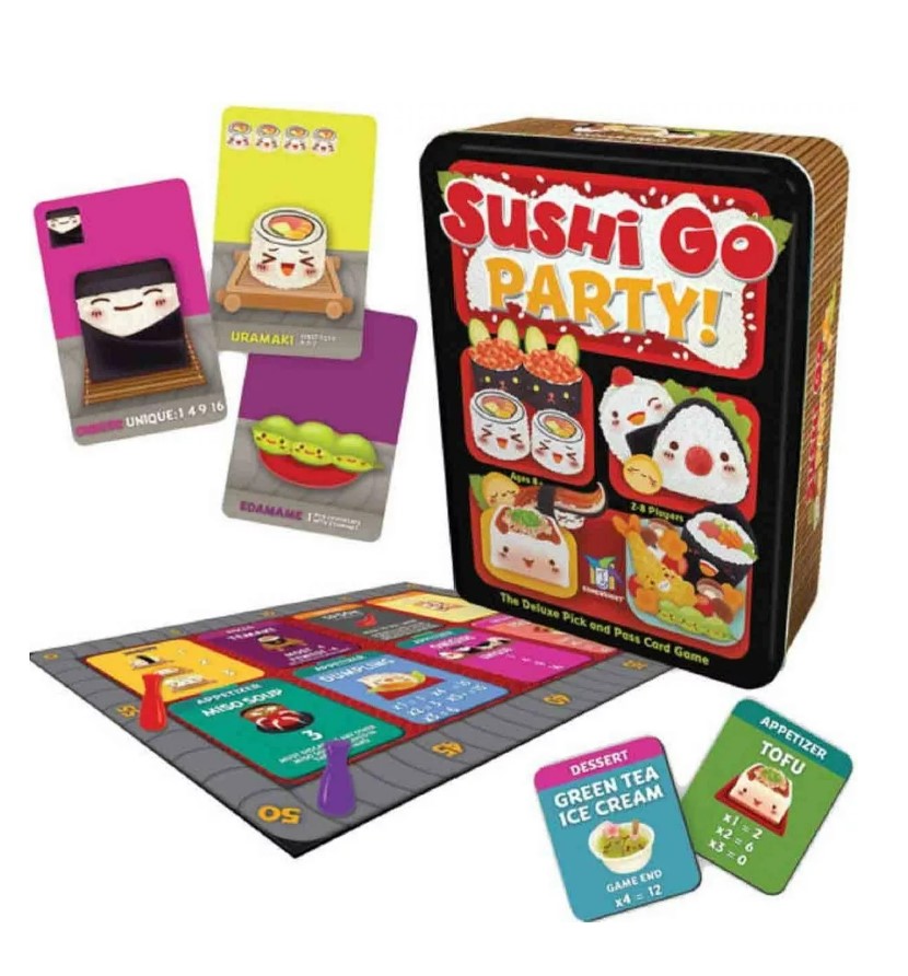 Foto 3 pulgar | Juego de Mesa Sushi Go Party! Español Gamewright de Cartas