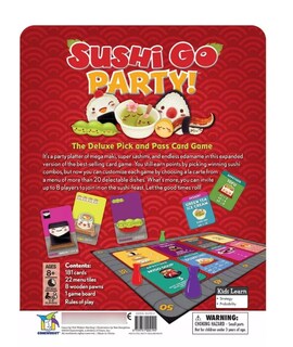 Foto 4 | Juego de Mesa Sushi Go Party! Español Gamewright de Cartas