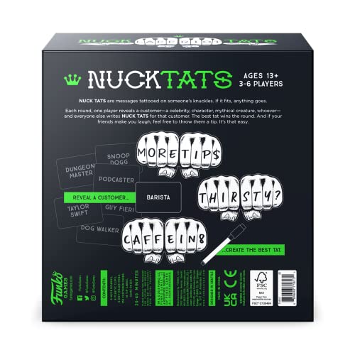 Foto 3 pulgar | Juego De Fiesta Funko Games Nuck Tats Para Mayores De 13 Años (3 A 6 Jugadores) - Venta Internacional.