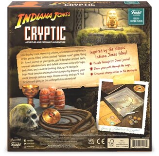 Foto 2 | Juego De Mesa Críptico Funko Indiana Jones: Rompecabezas Y C - Venta Internacional.