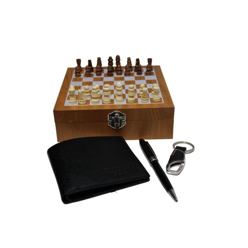 Juego De Ajedrez Con Forma De Cartera Y Llavero Tipo Lápiz De Madera Con 32 Piezas De Ajedrez - Venta Internacional.