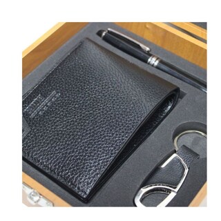 Foto 2 | Juego De Ajedrez Con Forma De Cartera Y Llavero Tipo Lápiz De Madera Con 32 Piezas De Ajedrez - Venta Internacional.
