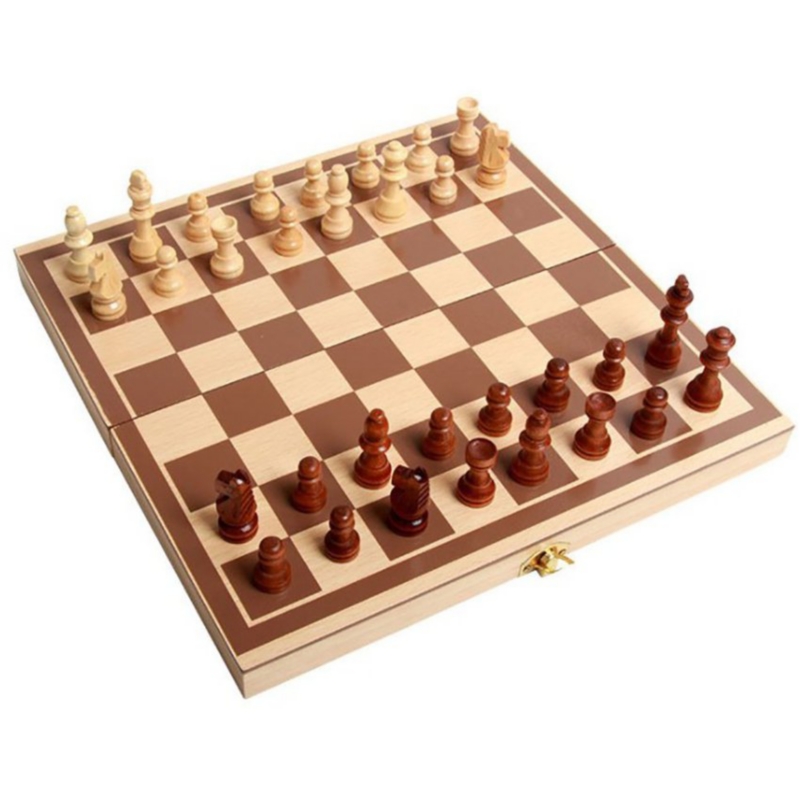 Foto 4 pulgar | Juego De Ajedrez Internacional De Madera Maciza - Venta Internacional.