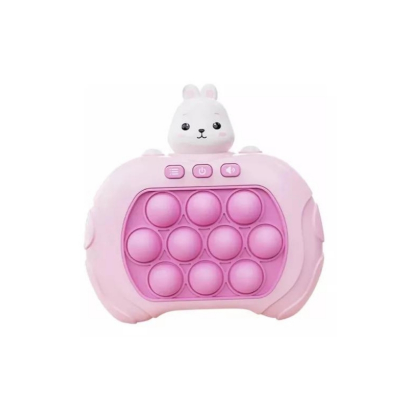 Juego Electrónico Pop It Pink Rabbit Con Pilas Incluidas - Venta Internacional.