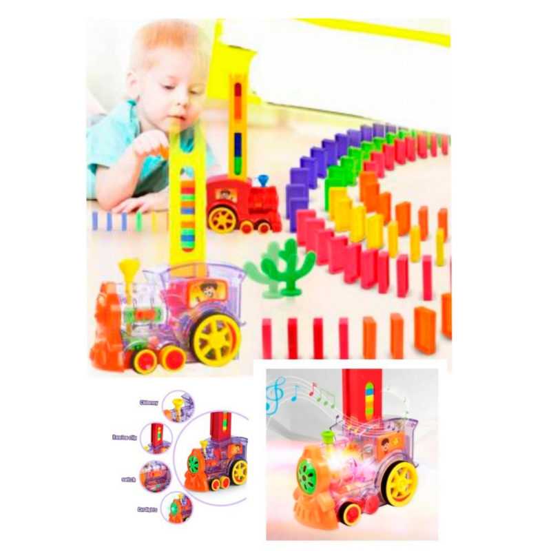 Foto 3 pulgar | Teaching Train, Luces De Dominó Didácticas Y Sonidos Para Niños - Venta Internacional.