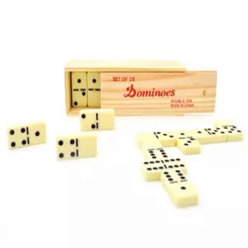 Foto 2 pulgar | Juego Domino, Caja De Madera Pro Classic, Tamaño Grande, 28 Piezas - Venta Internacional.