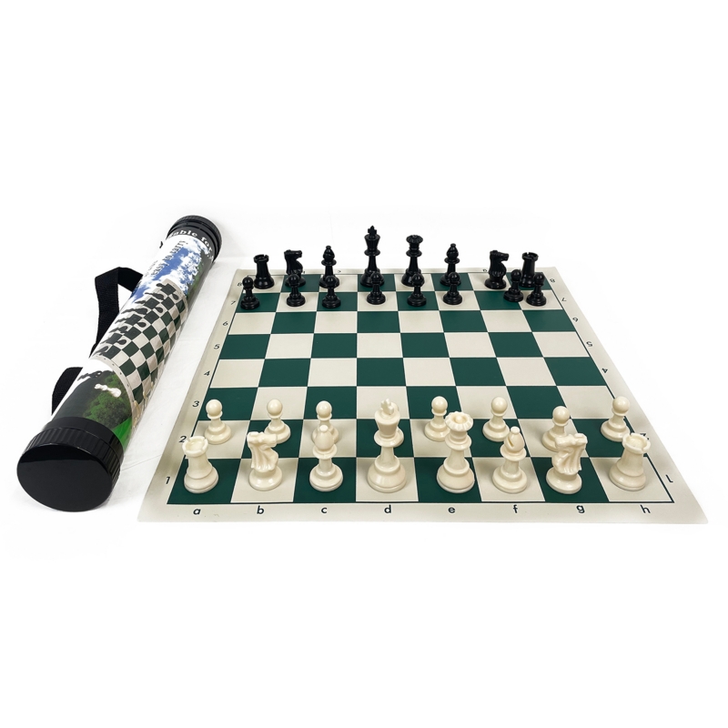 Foto 2 pulgar | Juego De Ajedrez Portátil De 51 X 51 Cm Con Funda, Diseño De Lujo - Venta Internacional.