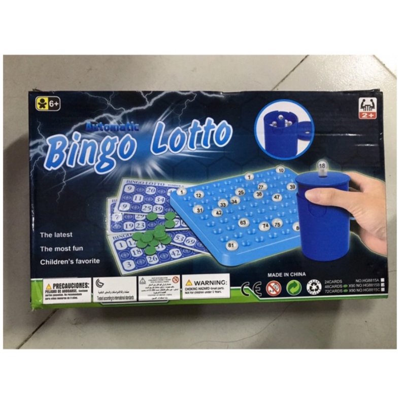 Foto 3 pulgar | Mini Juego De Lotería De Bingo Genérico Con 48 Tarjetas De Bingo Y 90 Bolas - Venta Internacional.