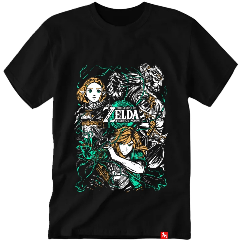 Foto 2 pulgar | Camiseta Zelda Tears Of Kingdom Para Amantes De Los Videojuegos - Venta Internacional.