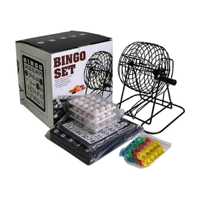 Foto 2 pulgar | Juego De Mesa Bingo Lotto Con Rombos Metálicos, 18 Cartas - Venta Internacional.