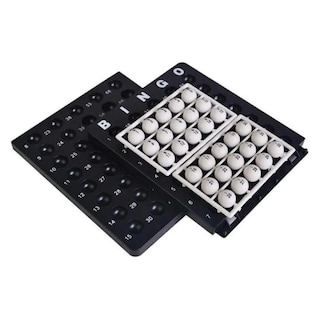 Foto 4 | Juego De Mesa Bingo Lotto Con Rombos Metálicos, 18 Cartas - Venta Internacional.