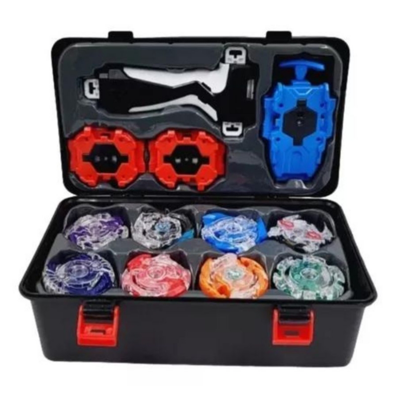 Foto 2 pulgar | Maleta Beyblade Con Jarras Para Niños De Más De 6 Años, Juego De 8 Piezas - Venta Internacional.