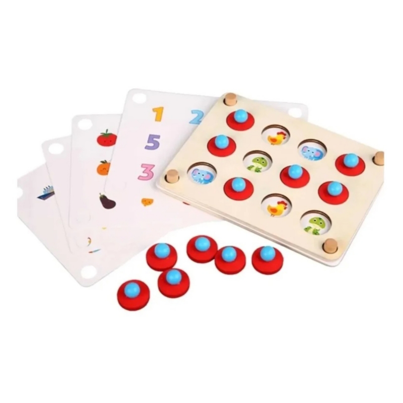 Foto 3 pulgar | Juego De Memoria Memorice Chess Para Niños Y Niñas - Venta Internacional.