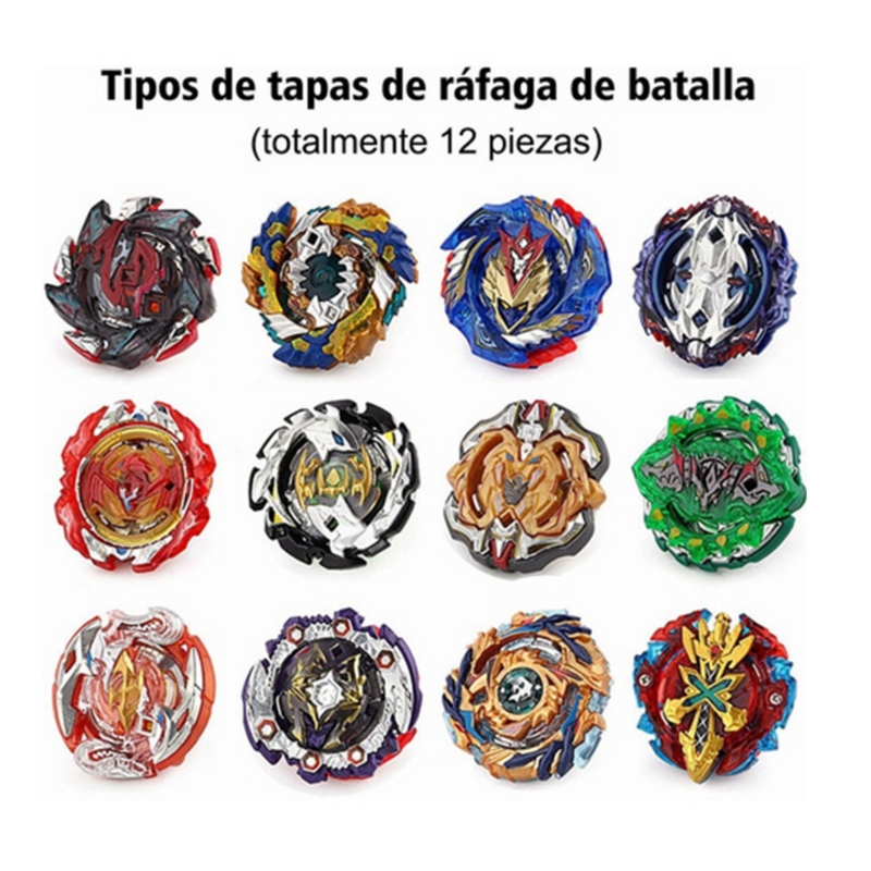 Foto 3 pulgar | Juguetes De Batalla Game Beyblade Burst Con 12 Piezas Para Niños - Venta Internacional.