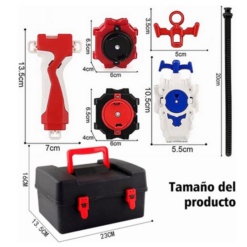 Foto 7 pulgar | Juguetes De Batalla Game Beyblade Burst Con 12 Piezas Para Niños - Venta Internacional.