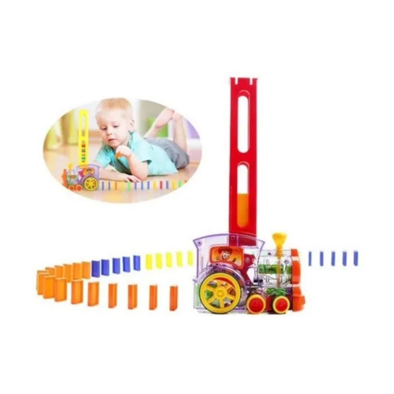 Foto 2 pulgar | Juguete Electrónico Domino Train Card Para Coche Con Sonido Y Luces - Venta Internacional.