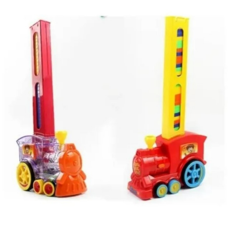 Foto 2 pulgar | Juguete Electrónico Domino Train Car Para Niños Con 80 Bloques - Venta Internacional.