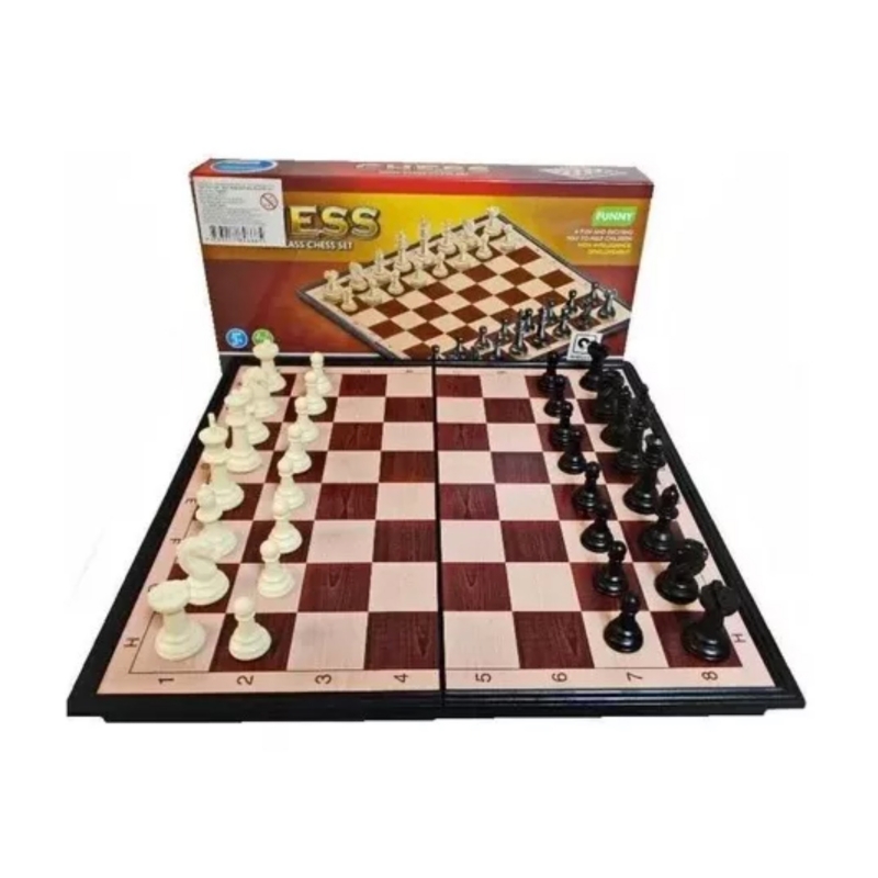 Foto 2 pulgar | Juego De Ajedrez Magnético De 24 X 24 Cm Con Caja De Almacenamiento - Venta Internacional.