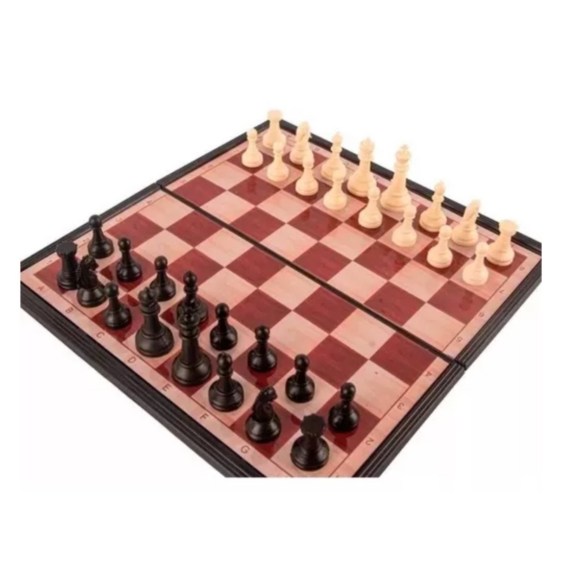 Foto 4 pulgar | Juego De Ajedrez Magnético De 24 X 24 Cm Con Caja De Almacenamiento - Venta Internacional.