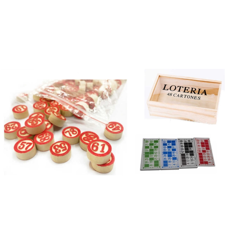 Foto 3 pulgar | Juego De Lotería Lotto Salon Game 48 Cajas De Cartón - Venta Internacional.