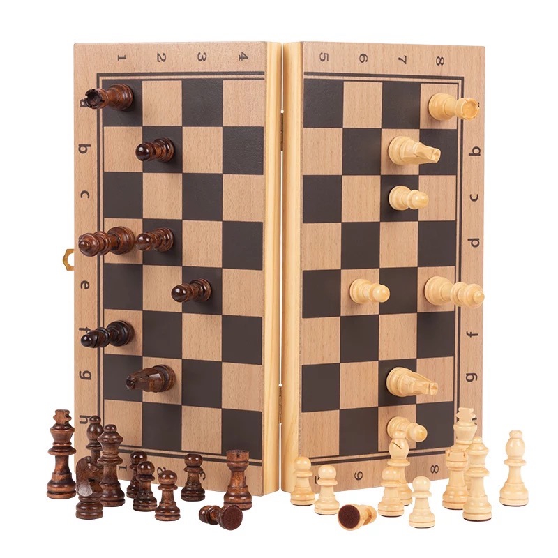 Tablero De Ajedrez De Madera Ideal Como Regalo - Venta Internacional.