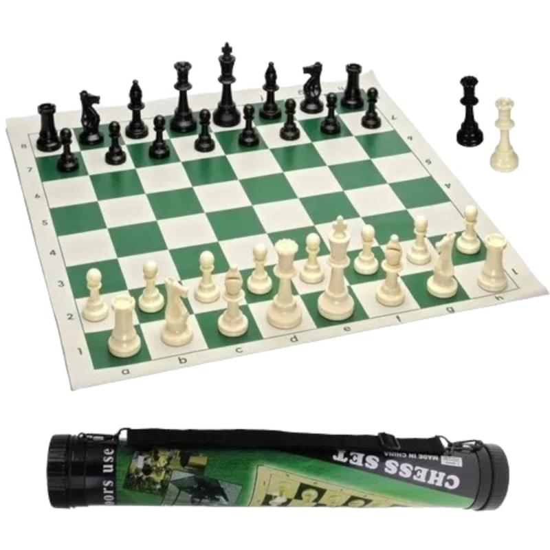 Foto 1 | Tablero De Ajedrez Rodante Con Funda De 53 Cm X 53 Cm - Venta Internacional.