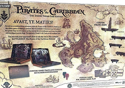 Foto 3 pulgar | Juego de Mesa Battleship Game Piratas del Caribe Disney - Venta Internacional