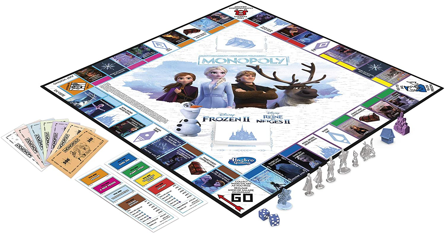 Foto 5 pulgar | Monopoly Frozen 2 Edición Disney - Venta Internacional