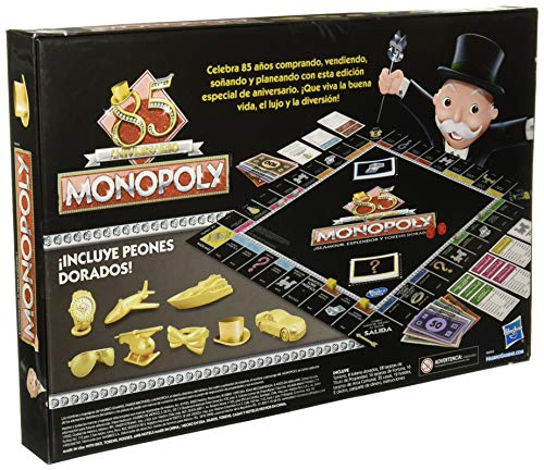 Foto 3 pulgar | Juego De Mesa Monopoly Edición 85 Aniversario En Español - Venta Internacional.