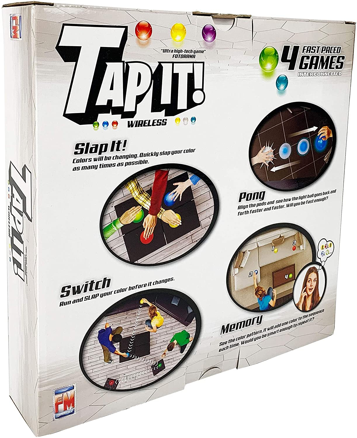 Foto 4 pulgar | Juego Tap It Fotorama Wireless, Ultra Alta Tecnología, 8 Juegos - Venta Internacional.