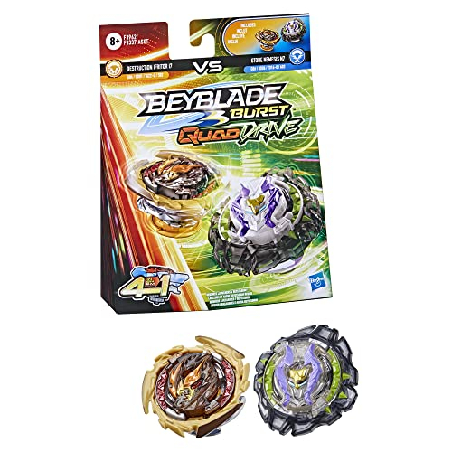 Foto 2 pulgar | Juguete De Peonza Hasbro Beyblade Burst Quaddrive Destruction - Venta Internacional.