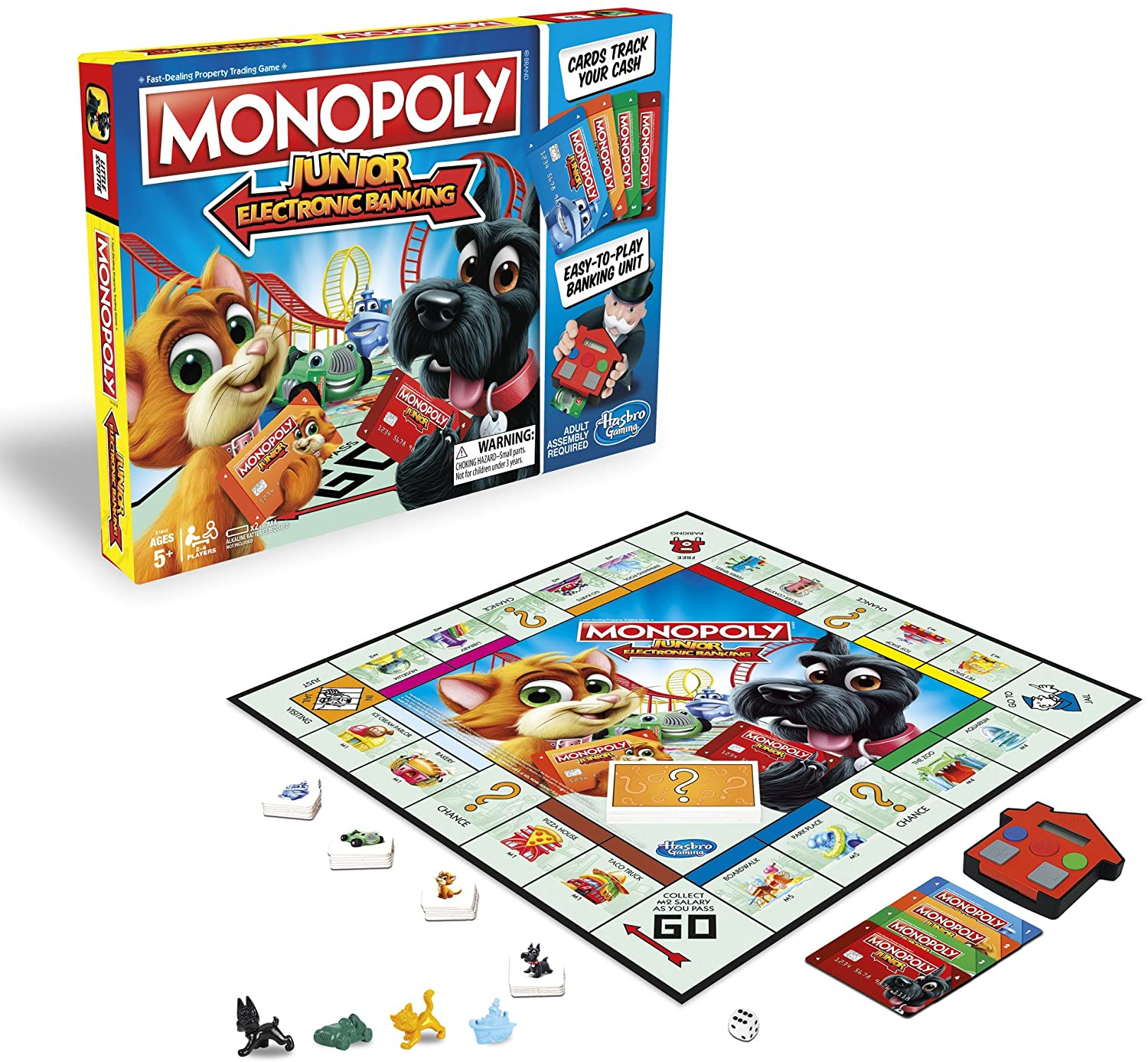 Foto 3 pulgar | Juego de Banca Electrónica Hasbro Monopoly Junior - Venta Internacional