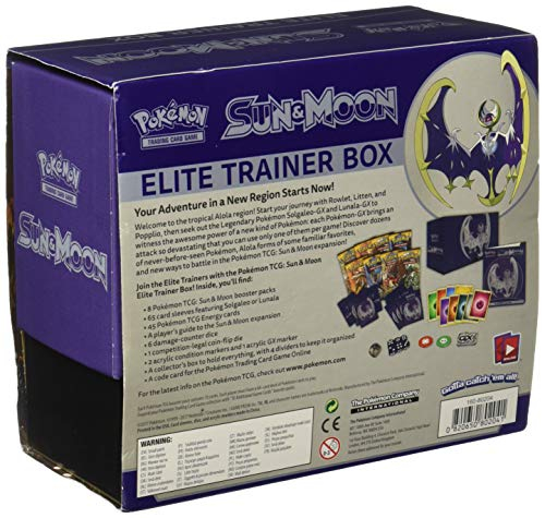 Foto 4 pulgar | Caja de Entrenamiento Pokémon Sun And Moon Elite Lunala - Venta Internacional