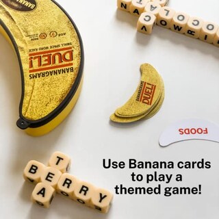 Foto 4 | Bananagrams Duel: Ultimate 2 Player Travel Game. Small Space Word Race - Venta Internacional