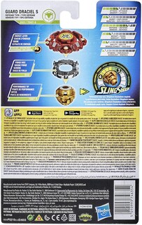 Foto 7 | Paquete de Inicio Beyblade Burst Rise Slingshock Guard Draciel S - Venta Internacional