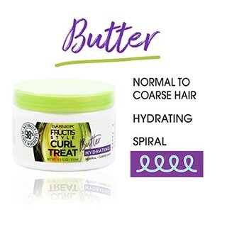 Foto 3 | Mantequilla Hidratante para Cabello Rizado Garnier Fructis Style Curl Treat, 10.5 Fl Oz
