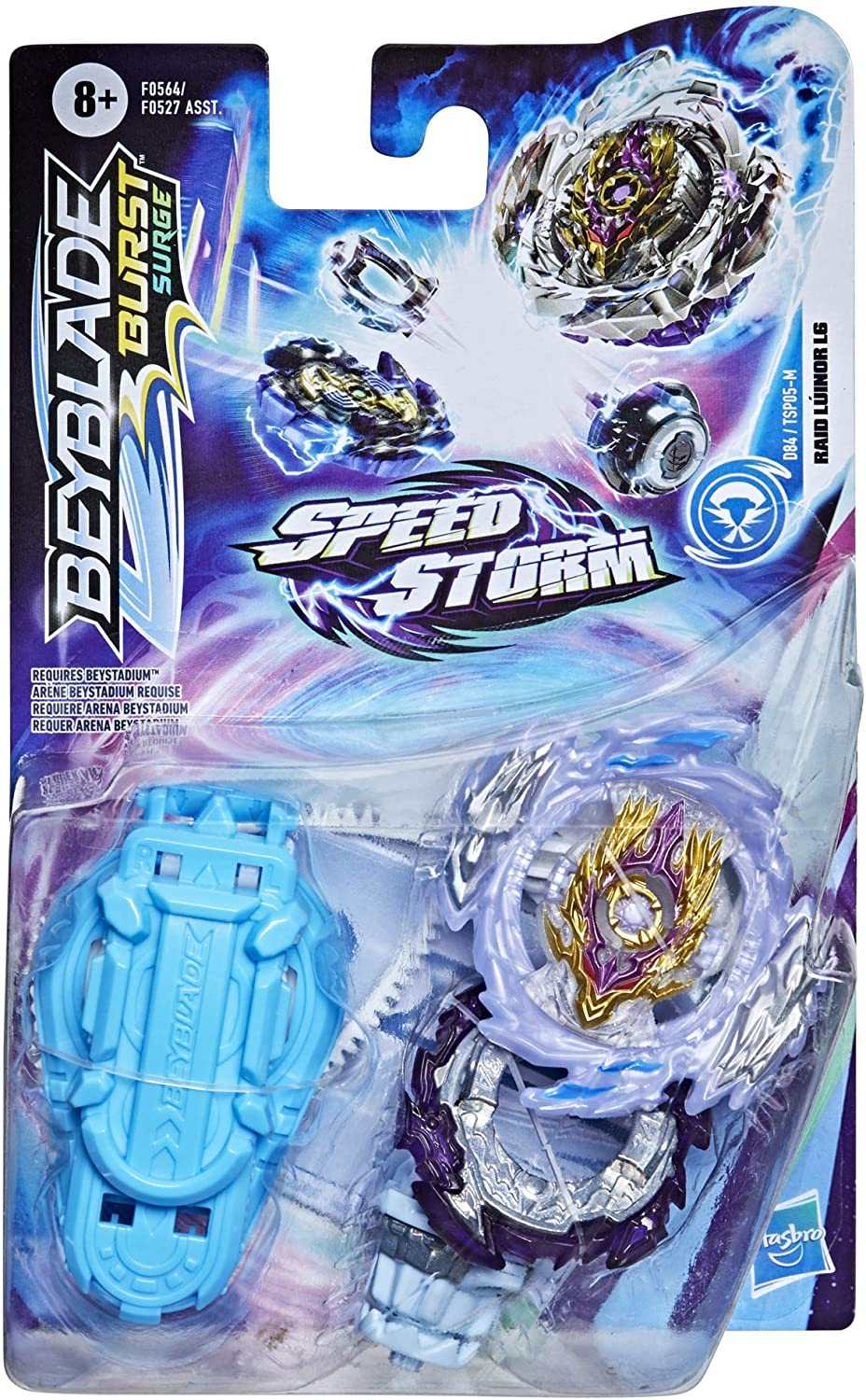 Foto 2 | Paquete de Inicio Beyblade Burst Surge Speedstorm Raid Luinor L6 - Venta Internacional