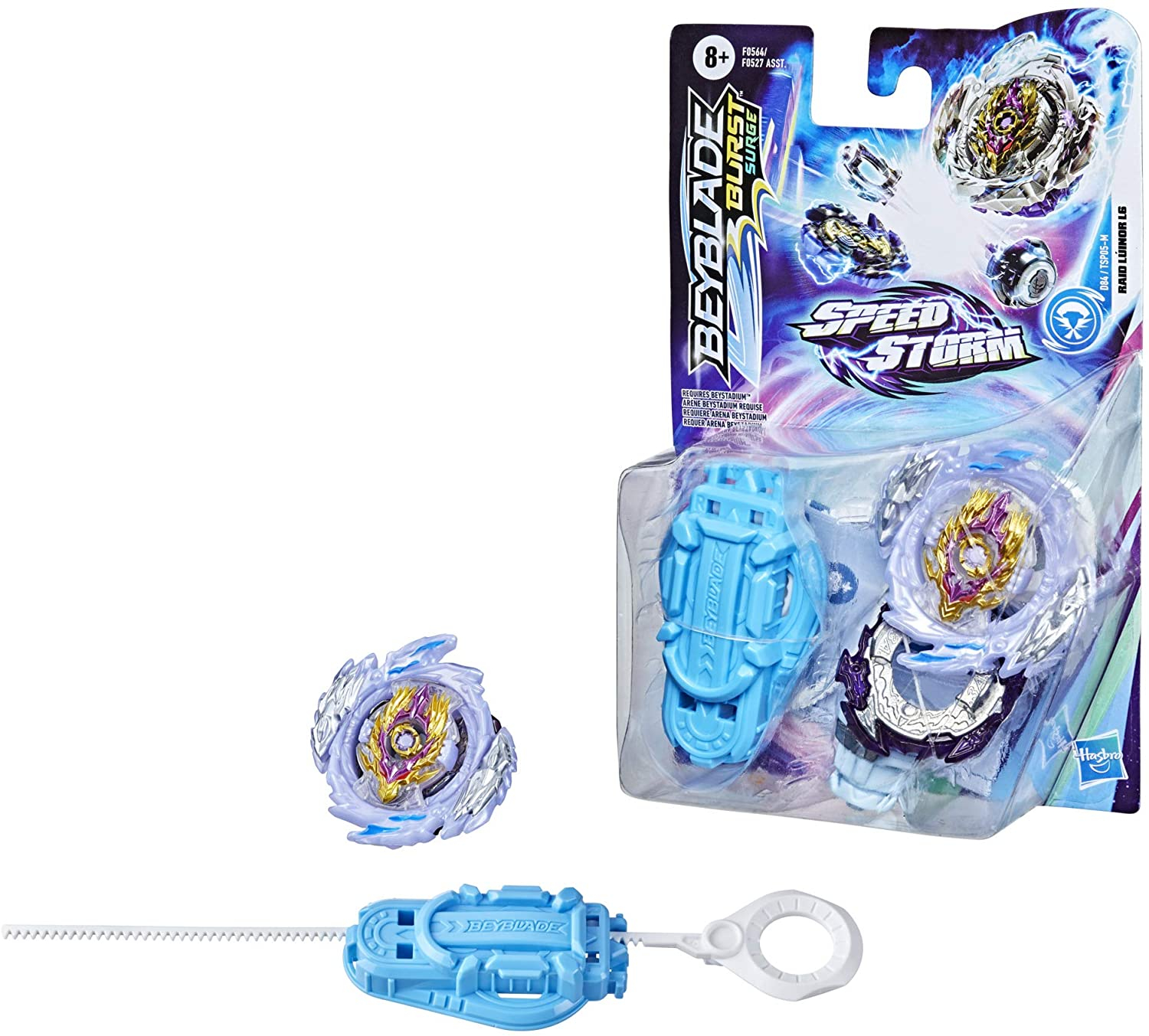 Foto 5 pulgar | Paquete de Inicio Beyblade Burst Surge Speedstorm Raid Luinor L6 - Venta Internacional
