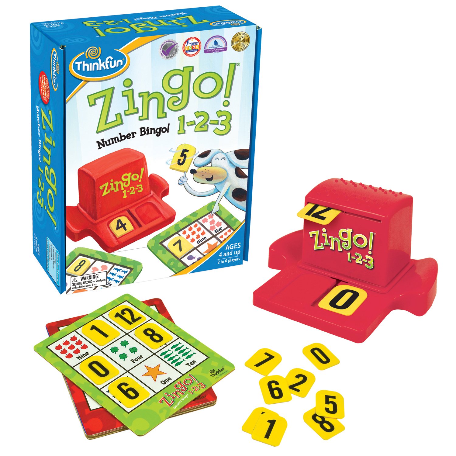 Foto 2 pulgar | Juego de Bingo Thinkfun Zingo 1-2-3 Number - Venta Internacional
