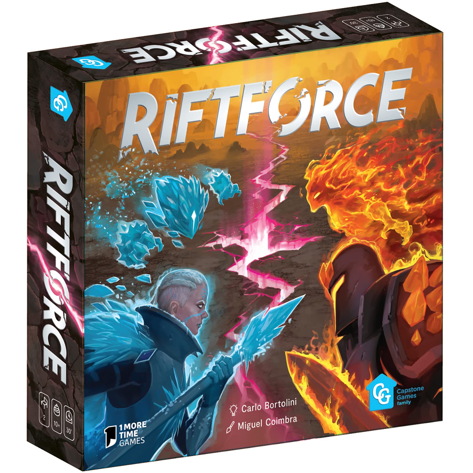 Juego De Mesa Capstone Games Riftforce Strategy Para 2 Jugadores O Más De 10 - Venta Internacional