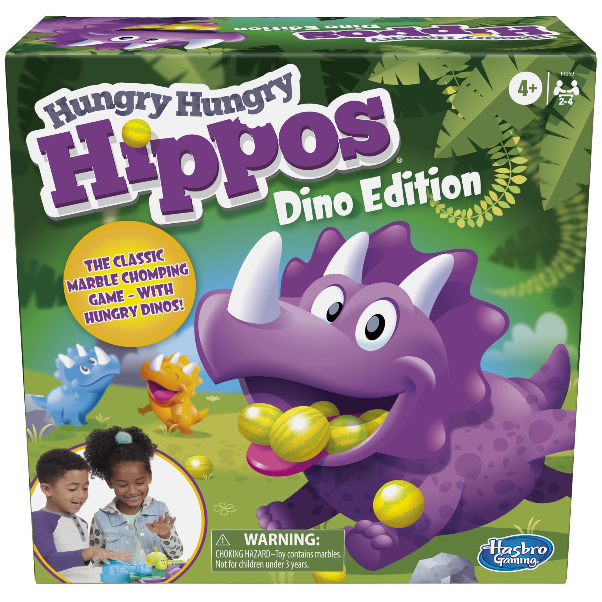 Juego de Mesa Hasbro Gaming Hungry Hungry Hippos Dino Edition - Venta Internacional