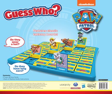 Foto 2 | Juego de Mesa ¿Adivina Quién? Paw Patrol - Venta Internacional