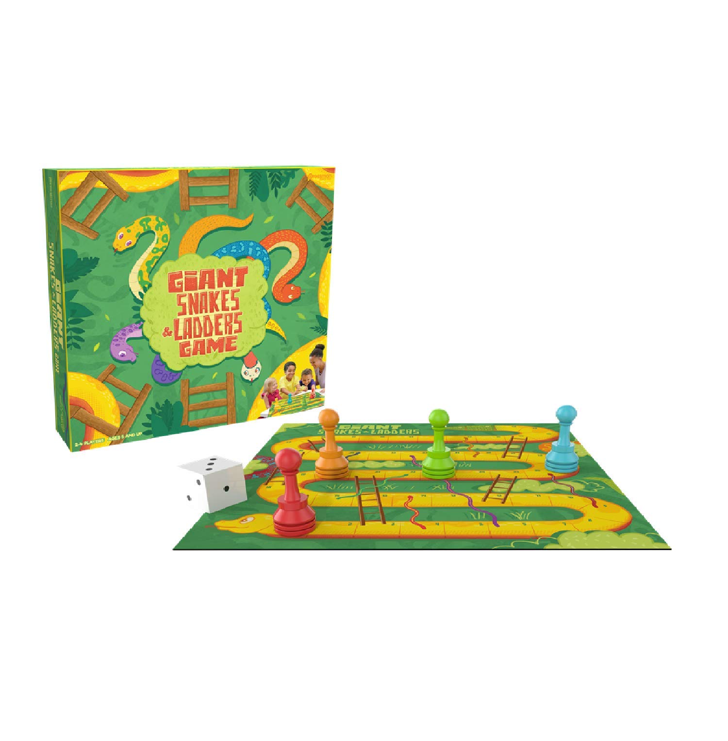 Foto 3 pulgar | Juego Giant Snakes & Ladders Pressman Classic Desde Hace Más De 5 Años - Venta Internacional