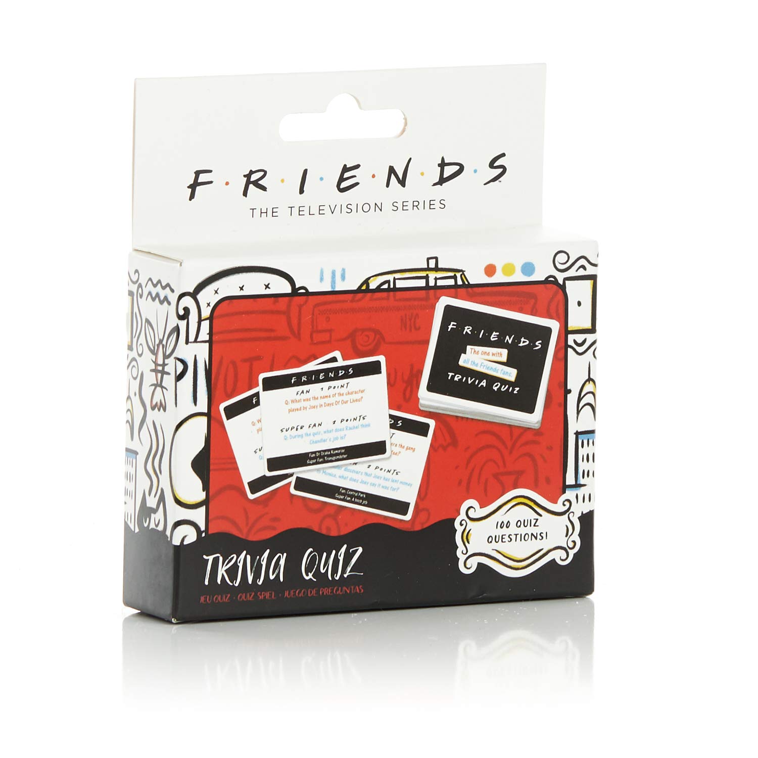 Foto 2 pulgar | Juego de Preguntas y Respuestas Programa de Televisión Paladone Friends con 100 Preguntas - Venta Internacional
