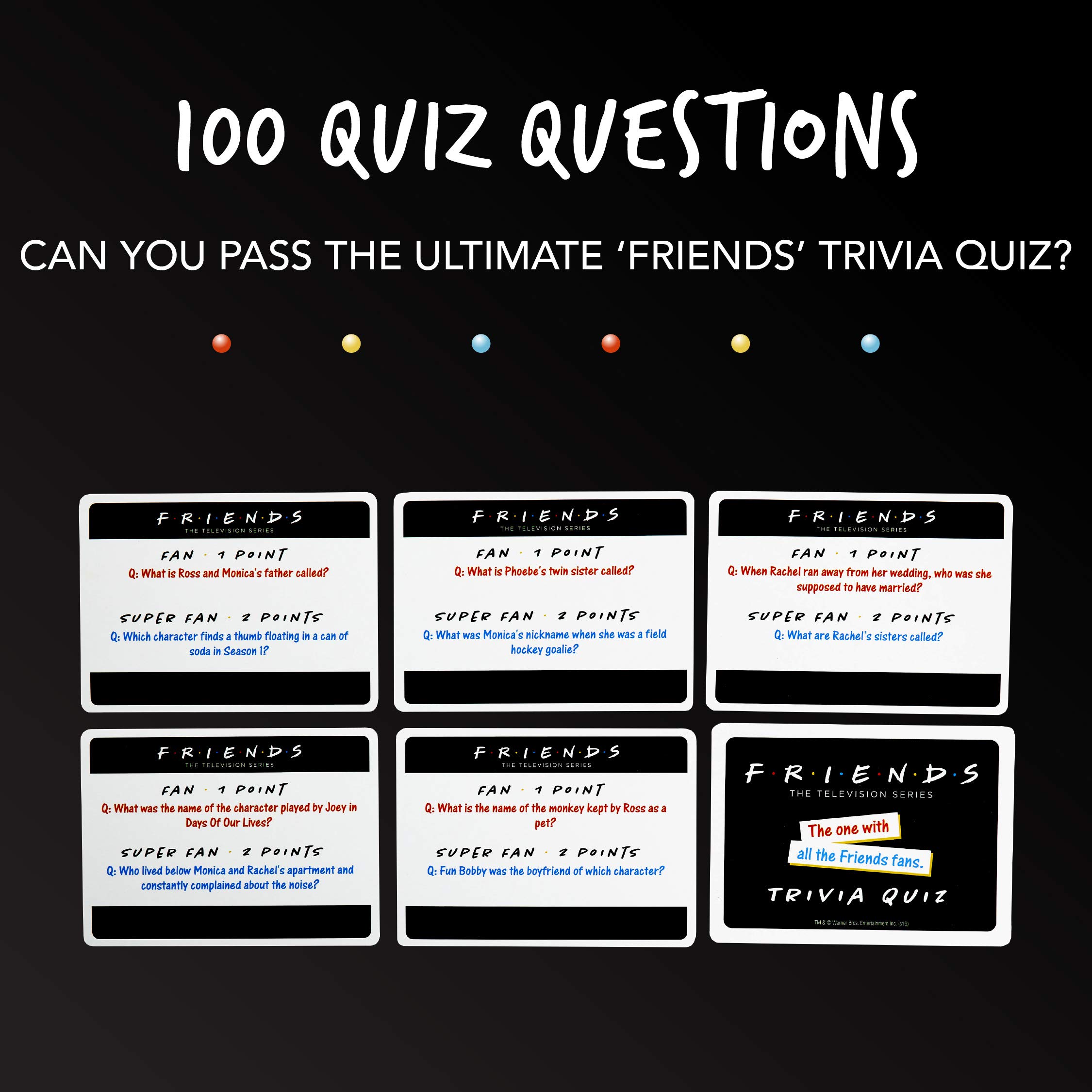 Foto 3 pulgar | Juego de Preguntas y Respuestas Programa de Televisión Paladone Friends con 100 Preguntas - Venta Internacional